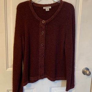 Burgundy  sweater Liz Claiborne extra-large